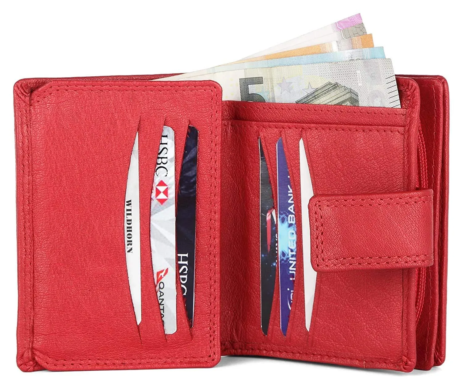 WILDHORN® Women's Leather Wallet and Pen Combo Set