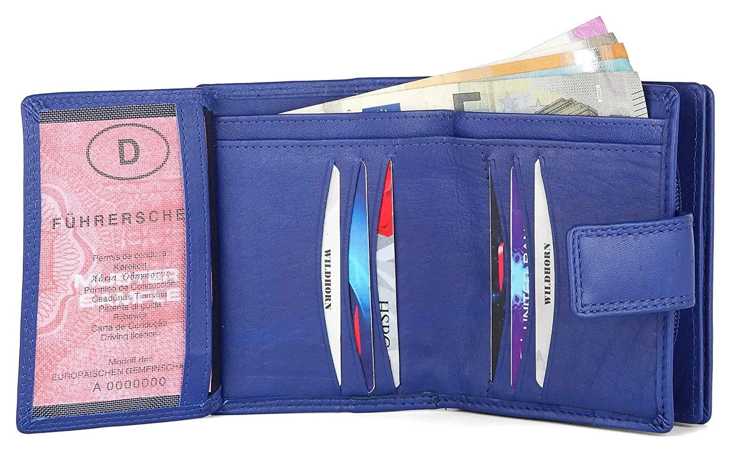 WILDHORN® Women's Leather Wallet and Pen Combo Set