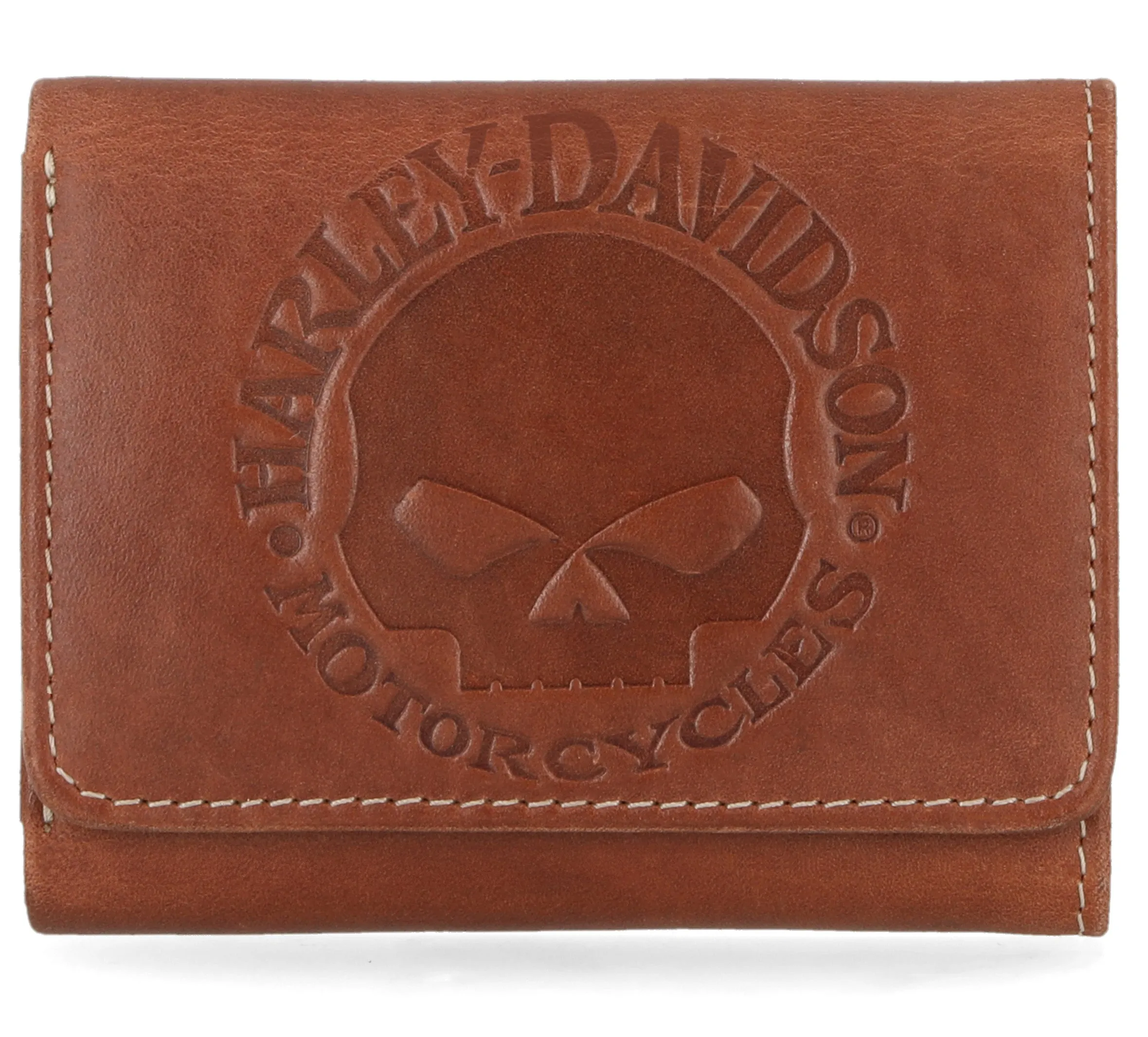 Willie G Trifold Wallet - Cognac