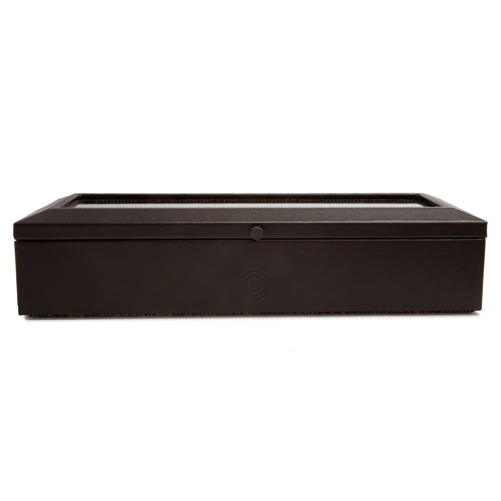 WOLF WM Brown 5 Piece Watch Box