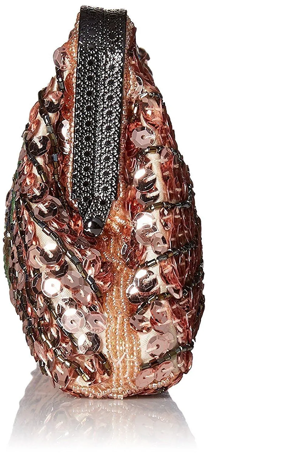 Woman Handbag Beaded Clutch Peacock Sequin Evening Bag