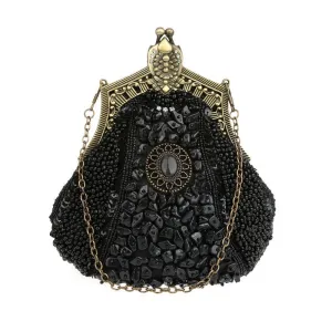Women's Antique Beaded Party Clutch Vintage Purse|JaosWish