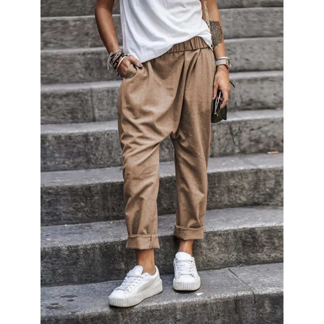 Women's Casual Relaxed Loose Fit Pants | Streetwear