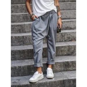 Women's Casual Relaxed Loose Fit Pants | Streetwear