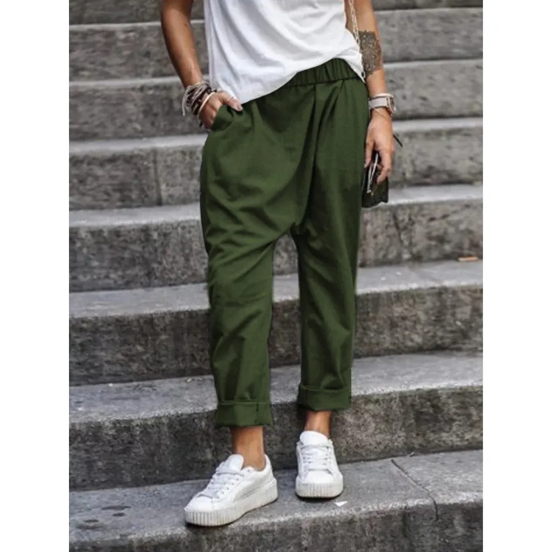 Women's Casual Relaxed Loose Fit Pants | Streetwear