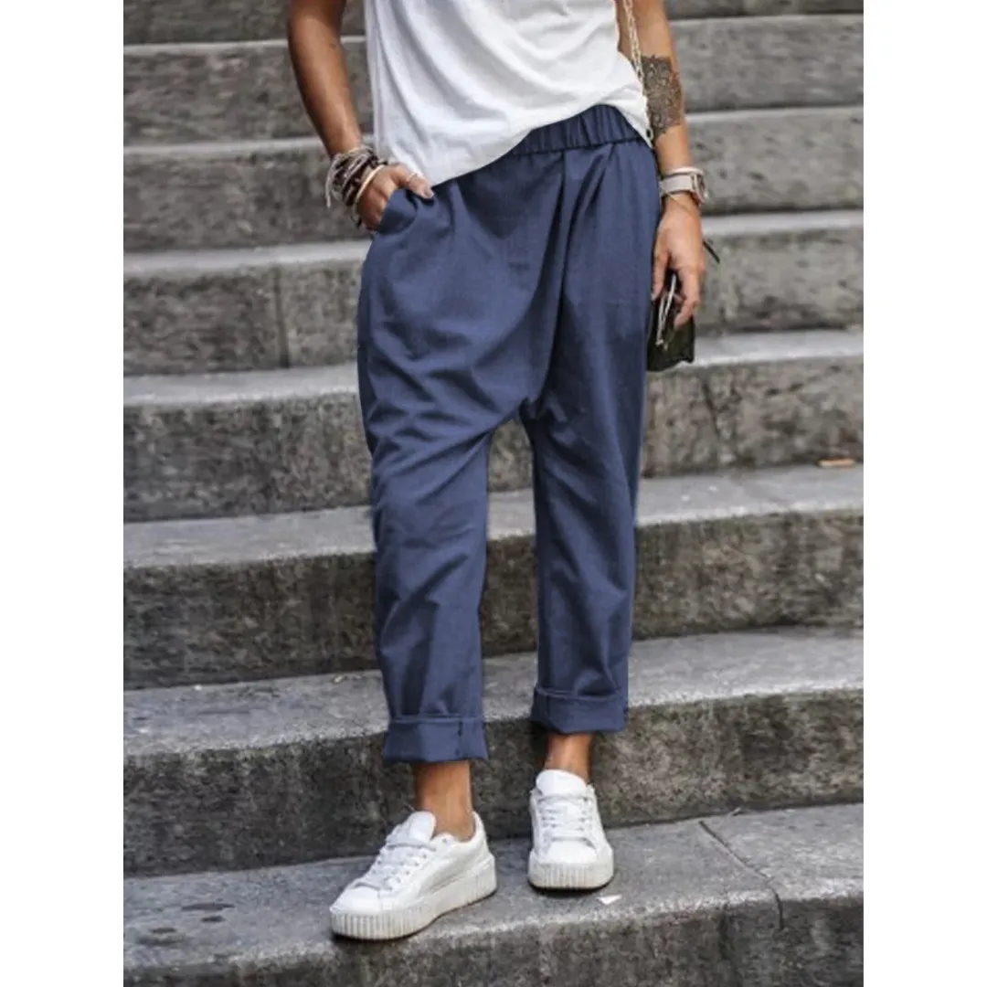 Women's Casual Relaxed Loose Fit Pants | Streetwear