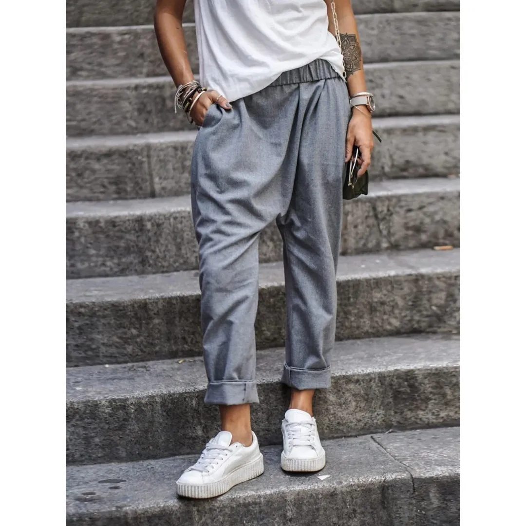 Women's Casual Relaxed Loose Fit Pants | Streetwear