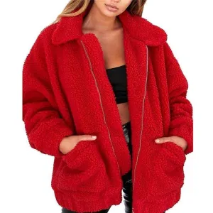 Women's Wide-Collar Skye Fleece Sweatshirt