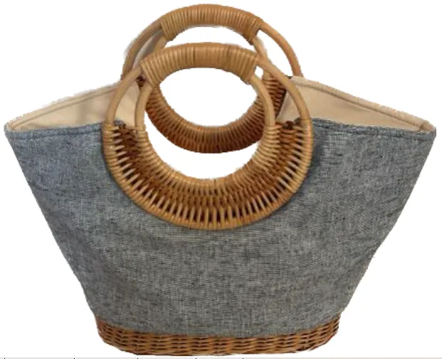 Woven Straw Handbag