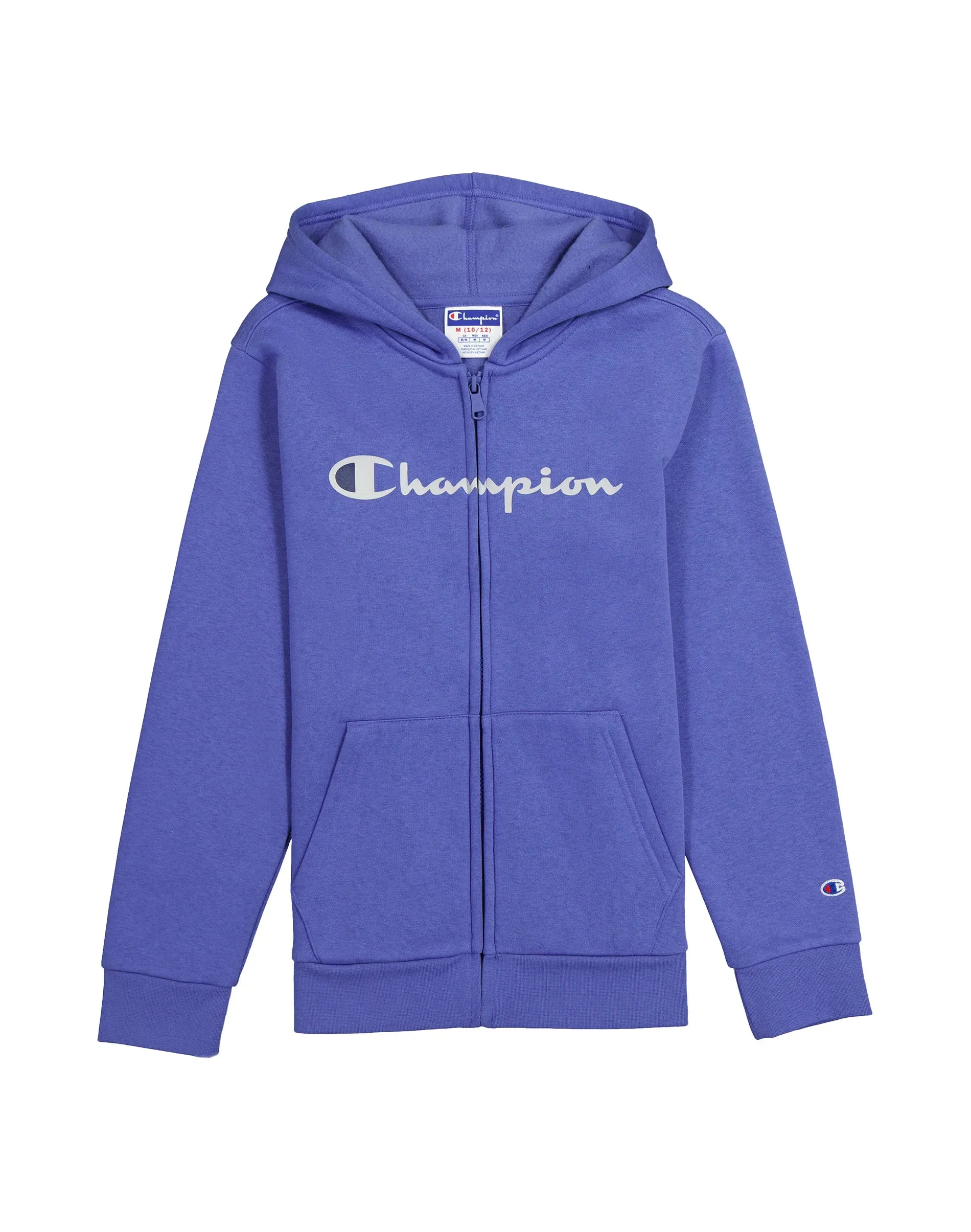 Youth Classic Script Logo Powerblend Full-Zip Hoodie