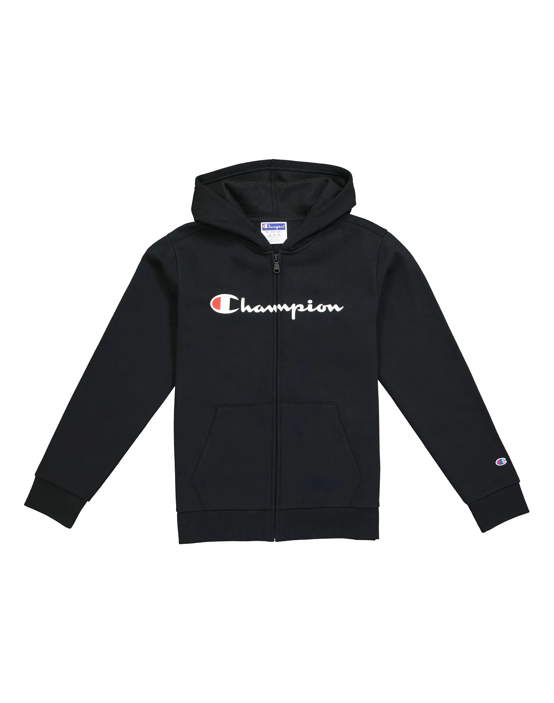 Youth Classic Script Logo Powerblend Full-Zip Hoodie