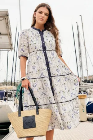 Zanzibar Palma Tote | Navy