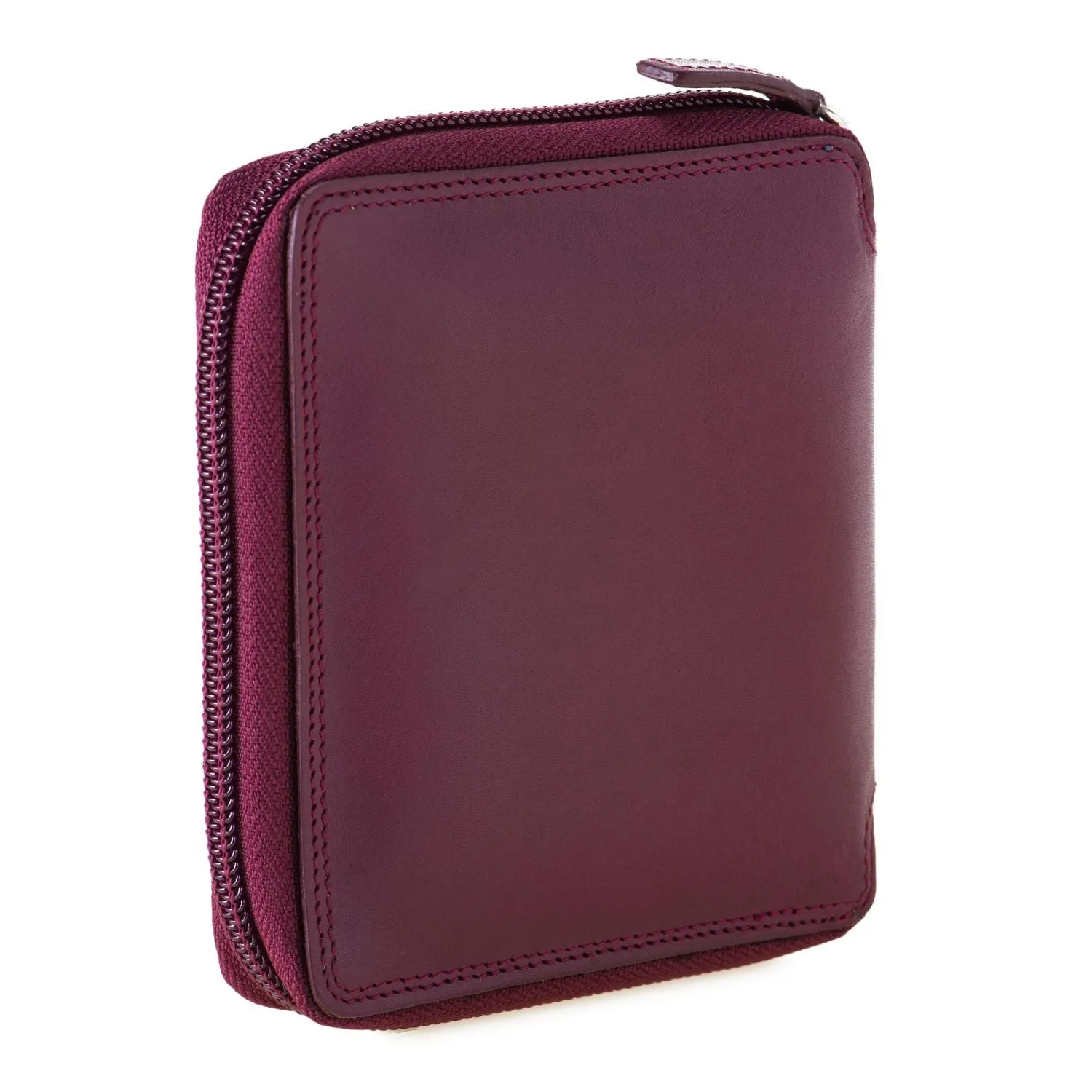 Zip Around Wallet Burgundy/Sea